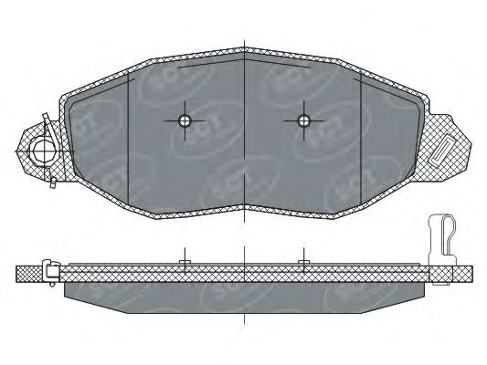 Тормозные колодки SCT SP 281