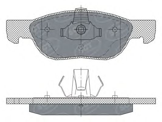 Тормозные колодки SCT SP 296