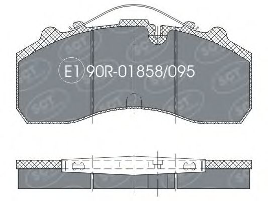 Тормозные колодки SCT SP 305