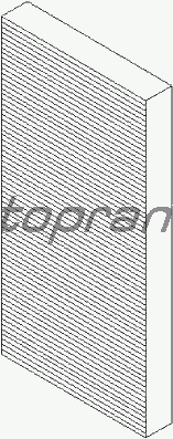 Фильтр салона TOPRAN 206 245