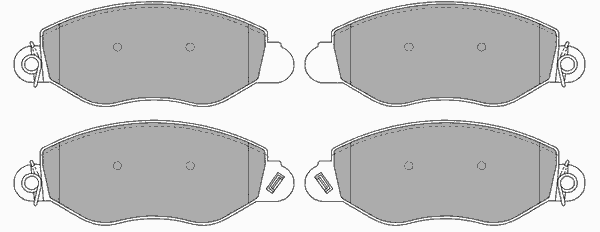 Тормозные колодки SIMER 802.1