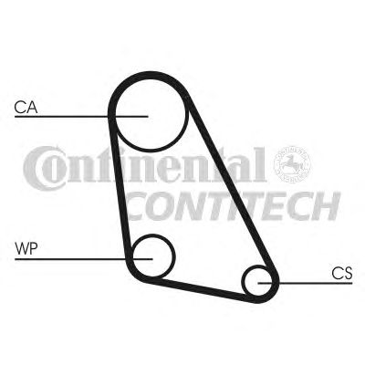 Ремень ГРМ CONTITECH CT534