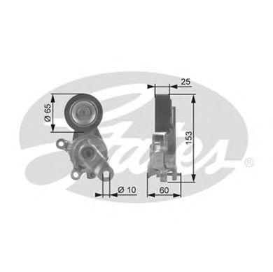 Натяжной ролик поликлинового ремня GATES T38209