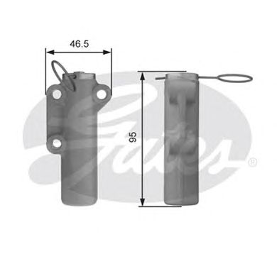 Успокоитель зубчатого ремня GATES T43026