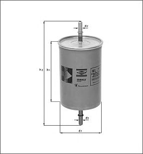 Топливный фильтр KNECHT KL 470