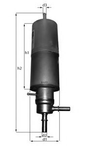 Топливный фильтр MAHLE KL 437
