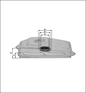 Фильтр АКПП MAHLE HX 48