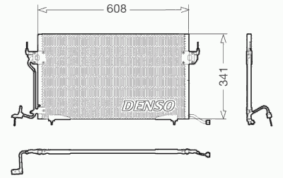 Радиатор кондиционера DENSO DCN21010
