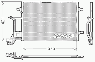 Радиатор кондиционера DENSO DCN32016