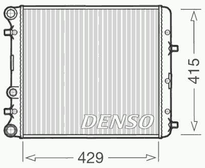 Радиатор охлаждения DENSO DRM27002