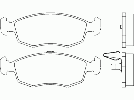 Тормозные колодки MINTEX MDB2076
