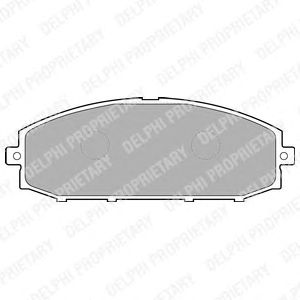 Тормозные колодки DELPHI LP1305