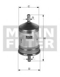 Топливный фильтр MANN MWK 44