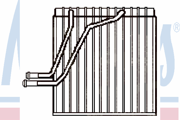 Испаритель кондиционера NISSENS 92176