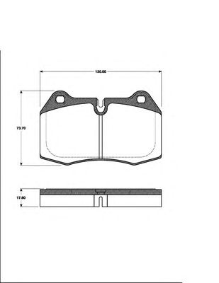Тормозные колодки NK 221514