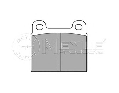 Тормозные колодки MEYLE 025 210 3515