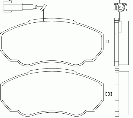 Тормозные колодки PAGID T1354