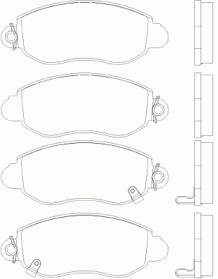 Тормозные колодки PAGID T9098