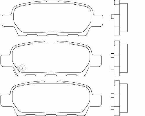Тормозные колодки PAGID T1334