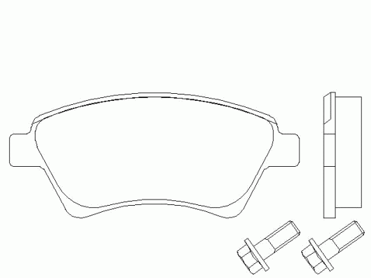 Тормозные колодки PAGID T1373