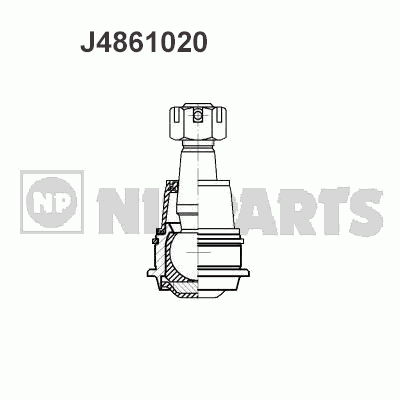 Шаровая опора NIPPARTS J4861020