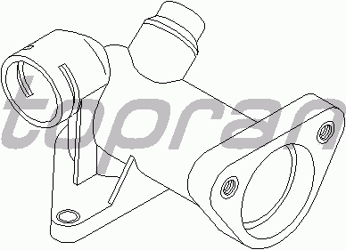 Фланец охлаждающей жидкости TOPRAN 109 785