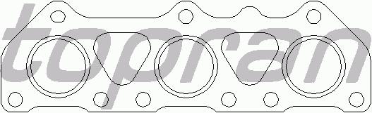 Прокладка выпускного коллектора TOPRAN 110 505
