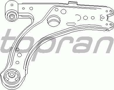 Рычаг подвески TOPRAN 107 106