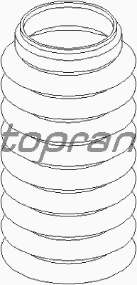 Пильник амортизатора TOPRAN 103 519