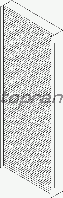Фильтр салона TOPRAN 104 419