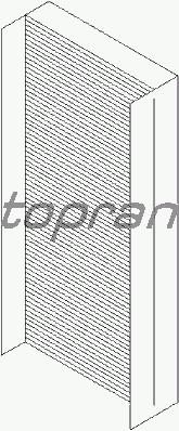 Фильтр салона TOPRAN 300 105