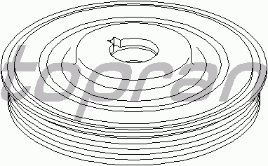 Шкив коленвала TOPRAN 720 117