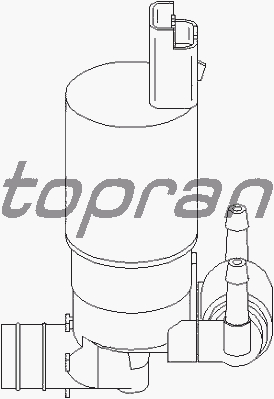 Насос омывателя TOPRAN 720 299