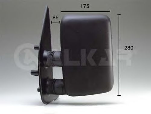 Зеркало заднего вида ALKAR 9226920