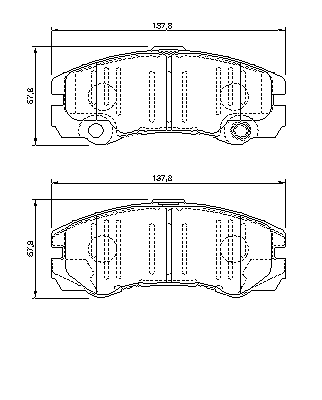 Тормозные колодки BOSCH 0 986 424 760