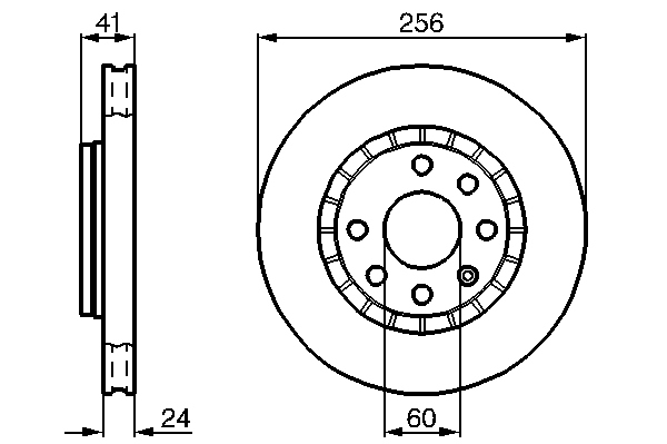 Тормозной диск BOSCH 0 986 478 327