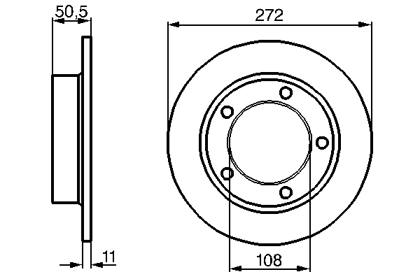 Тормозной диск BOSCH 0 986 478 746