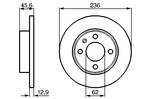 Тормозной диск BOSCH 0 986 478 859