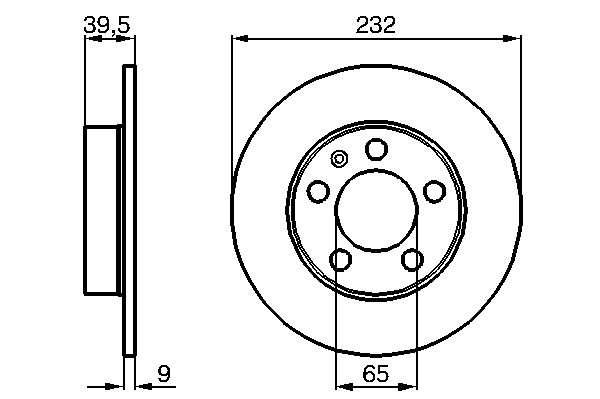 Тормозной диск BOSCH 0 986 478 868