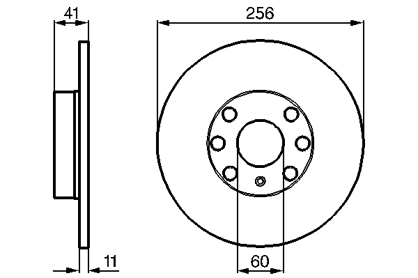 Тормозной диск BOSCH 0 986 478 880