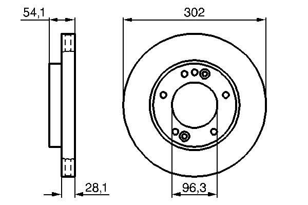 Тормозной диск BOSCH 0 986 479 230