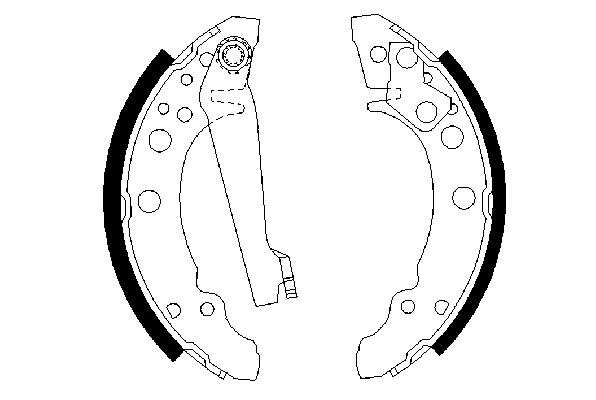 Тормозные колодки BOSCH 0 986 487 002