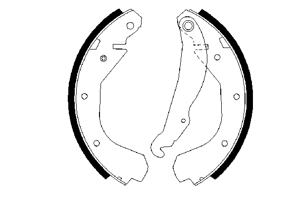 Тормозные колодки BOSCH 0 986 487 199