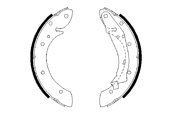 Тормозные колодки BOSCH 0 986 487 552