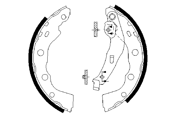 Тормозные колодки BOSCH 0 986 487 577