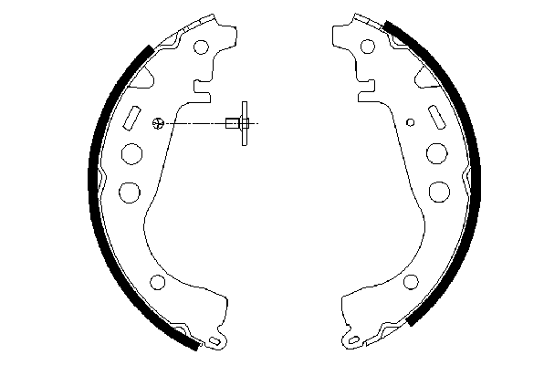 Тормозные колодки BOSCH 0 986 487 589