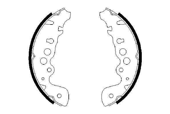 Тормозные колодки BOSCH 0 986 487 616