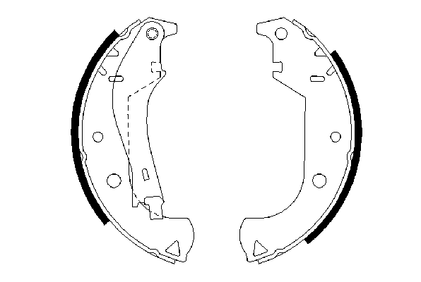 Тормозные колодки BOSCH 0 986 487 626