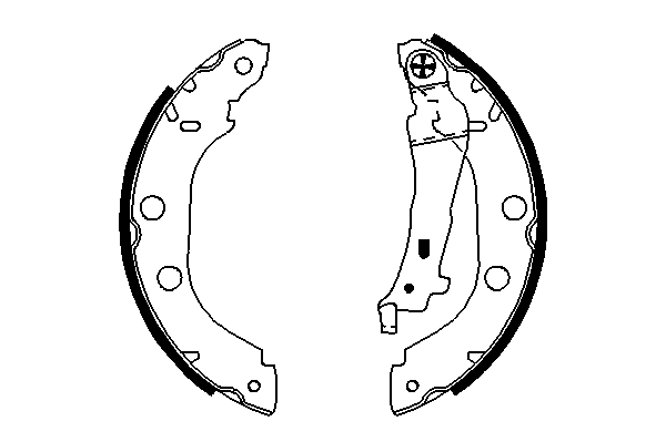 Тормозные колодки BOSCH 0 986 487 699