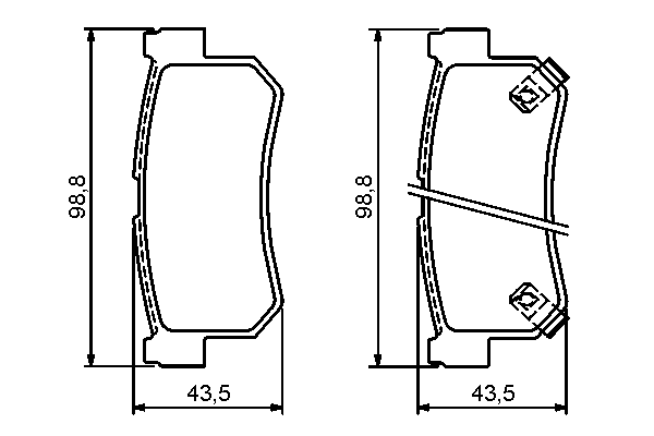 Тормозные колодки BOSCH 0 986 494 237